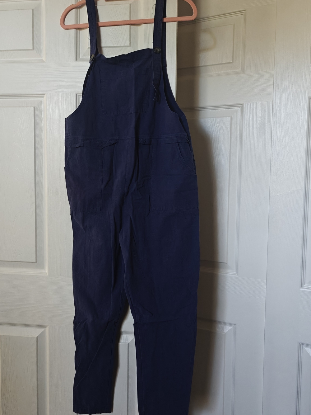 Women's Cloth Overalls - Navy Blue
